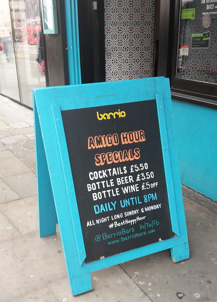Außergewöhnliche Bars London - Barrio Shoreditch
