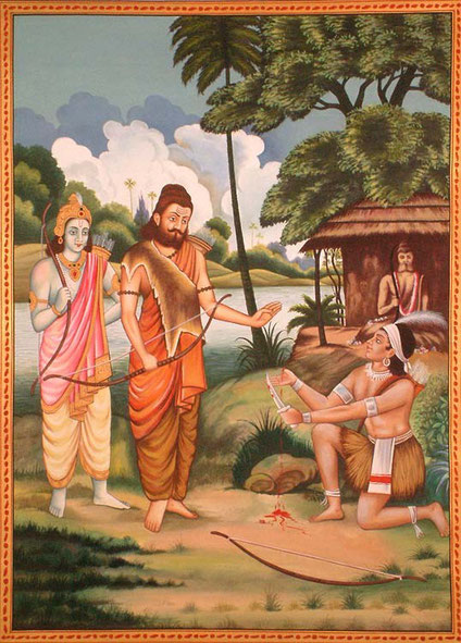 Ashvathama era il Figlio di Krupi (Madre) e Dronacharya (Padre) - Ashvathama was the Son of Krupi (Mother) and Dronacharya(Father)