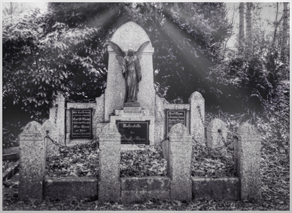 Eine Grabstätte auf dem Villinger Friedhof