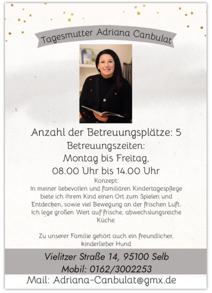 Freie Plätze Adriana Canbulat verfügbar ab September 2027 / Aktualisiert Juni 2026