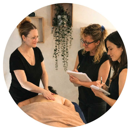 Formations professionnelles en massage à l'Institut Vanessa Motret en touraine