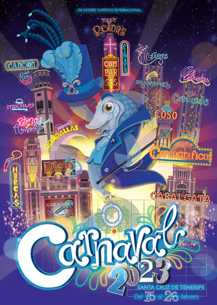 Cartel del Carnaval de Santa Cruz de Tenerife
