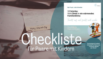 Checkliste für Paare mit Kindern