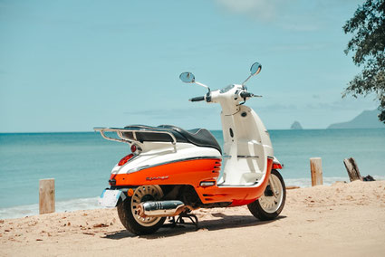 Visite guidée de la Martinique en scooter 125 cc