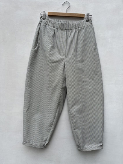 COCONHOSE / Baumwolle / gr-w gestreift 