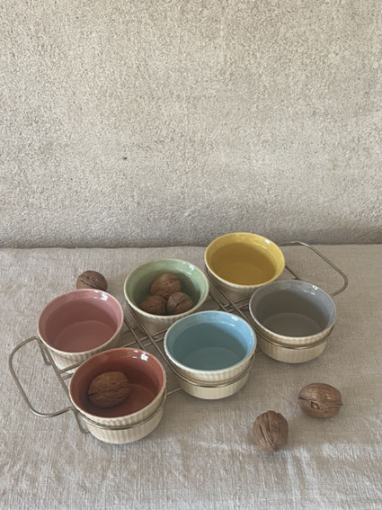 60er Jahre Servierschälchen / Set / 35€