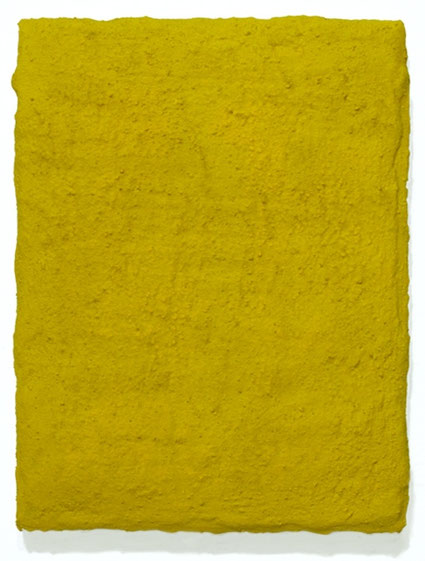 Zonder titel 24,5x18,5x3cm cement en pigment op canvas 2006