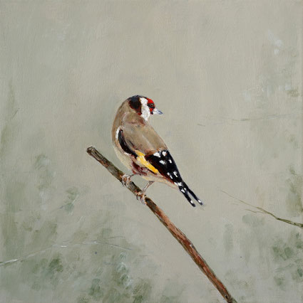 Putter 30x30 cm acryl op canvas 2025 (Privé collectie Raamsdonk NL)
