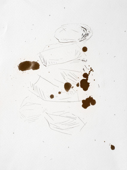 Romsdalen Noorwegen 32x24cm olieverf potlood carbon op 400gr Cansonpapier 2015