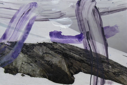 Zonder titel 19,8x29,7cm acryl op foto 2014