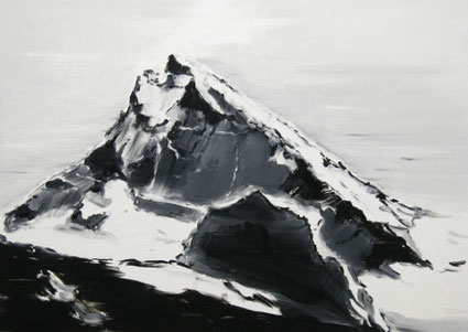 Dent Blanche 75x105cm oil on canvas 2010 (Private collection Shanghai China)