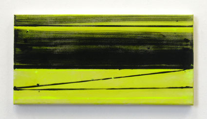 Zonder titel 25x50cm acryl op katoen 2006