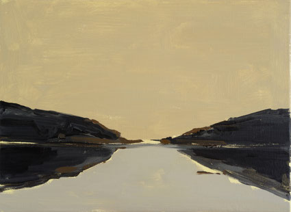  Avondlicht 30x40cm olieverf op doek 2003