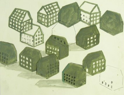 Zonder titel 22,1x28cm olie en potlood op papier 2001
