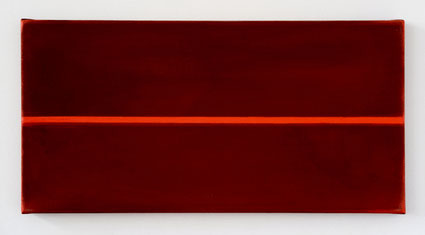 Zonder titel 25x50cm acryl op katoen 2006