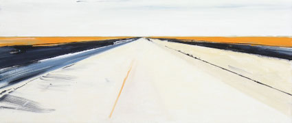 Dutch Landscape 35x80cm olie op linnen 2012