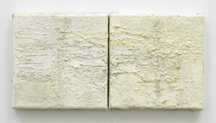 Zonder titel 20x40cm olie en zand op linnen 1996