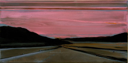 Zonder titel 40x80cm olie en binder op canvas 2004 (Privé collectie Oostakker België)