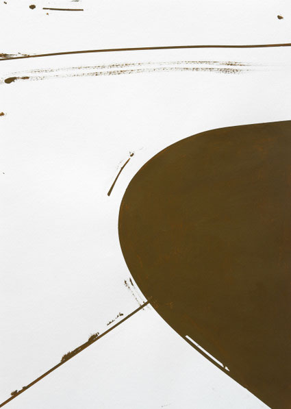 Zonder titel 39x32,6cm olie op papier 2006