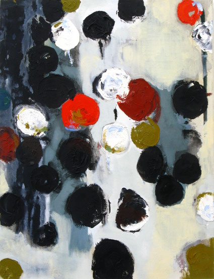 Zonder titel 65x50cm olieverf op katoen 1991