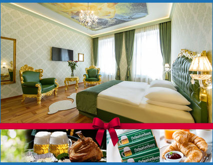 Hotel Urania Wien Schweizerhaus Bier Budweiser Stelze Prater Riesenrad 