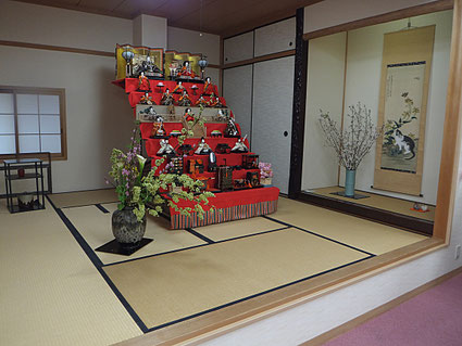 2016年ひなまつり　青文字