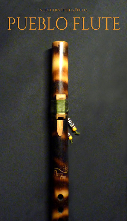 Pueblo Flöte  nur bei Northern Lights Flutes Bambusflöten - Northern Lights Flutes auf www.nord-art-studio.de
