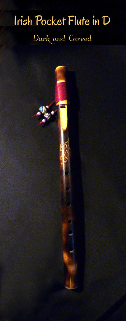 Irish Pocket Flute, Tin Whisle aus Bambus, Northern Lights Flutes