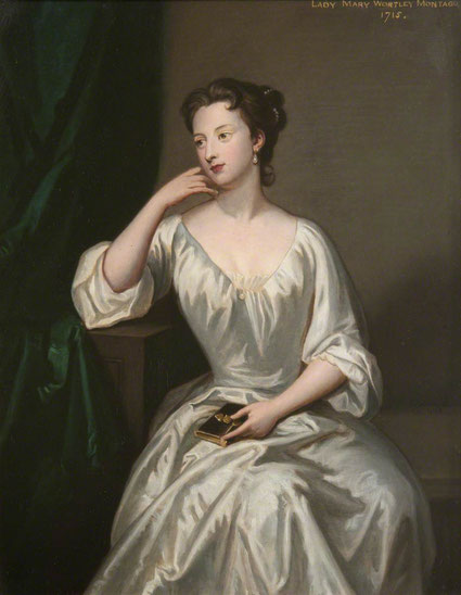 Lady Mary Wortley Montagu (1689 - 1762), Gemälde von Godrey Kneller (www.artuk.org)