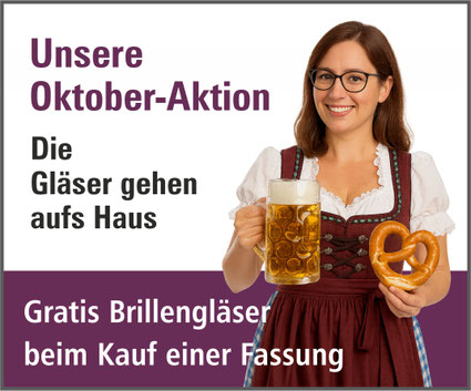 Gratis Brillengläser beim Kauf einer Fassung