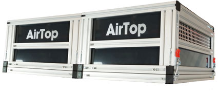 AirMex AirTop Mono und Duo – zwei Gerätevarianten des Decken-Luftreinigers