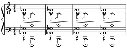 partition séquence harmonique thème