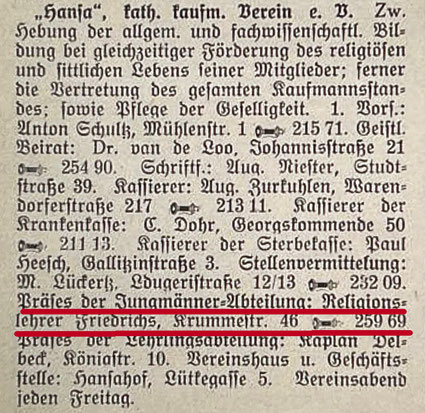 Einwohnerbuch 1930