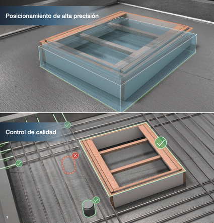 Control de calidad en mesas antes de hormigonar