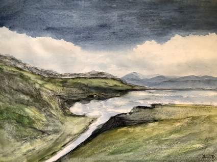 Isländische Impression (36 x 48 cm)