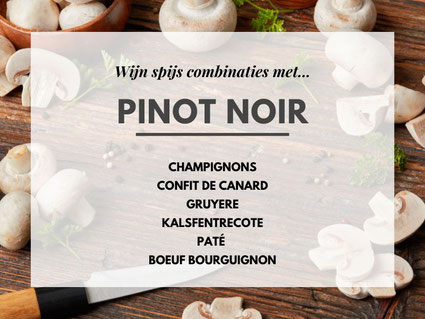 Pinot Noir bij welk eten wijn spijs