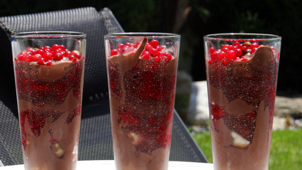 Beeren-Dessert mit Schoko und Chia - Rezepte - fair4world