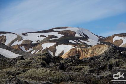 Landmannalaugar - Lavalandschaften und wunderschöne Bergformationen