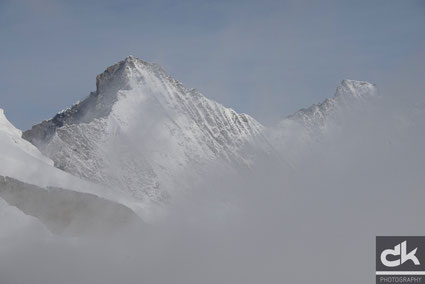 Täschhorn 4490m und Dom 4545m