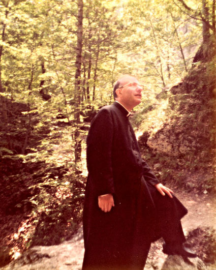 G. Giaquinta nel Parco Nazionale d'Abruzzo, 1975