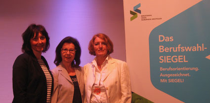 Von links nach rechts: Gabriele Paar, Renate Frohnhöfer, Gabriele Bellof