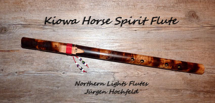 Kiowa Horse Spirit Flute - Die Ferdeflöte von Northern Lights Flutes - Jürgen Hochfeld