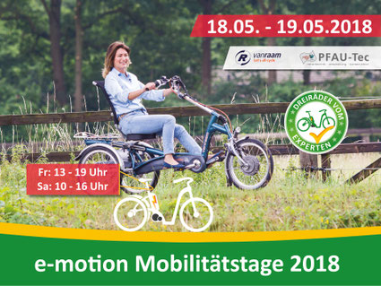 Dreirad und Elektro-Dreirad Mobilitätstage in Eislingen Fils bei Göppingen