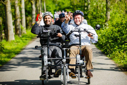 Tandem Tag mit den Dreirad-Experten von Dreirad-Zentrum Düsseldorf und Van-Raam Dreiräder für Erwachsene, Senioren und Menschen mit Behinderungen