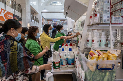 La folie des désinfectants de surface à Hong Kong