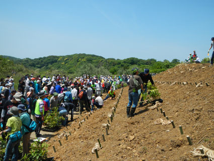 植樹祭の様子