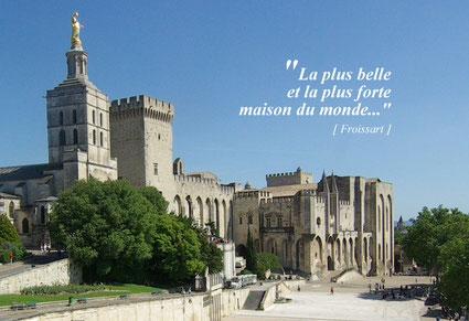 Le palais des Papes à Avignon