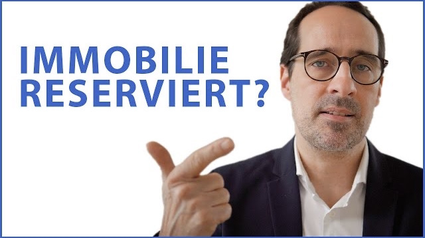 Reservierungsvereinbarung hinsichtlich einer Immobilie