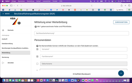 Info über BKF-Weiterbildung, Schlüsselzahl 95 in Traunstein und der ganzen Umgebung