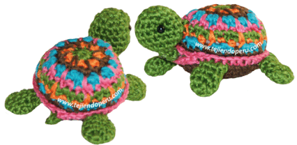 Cómo tejer una tortuga a crochet (amigurumi)